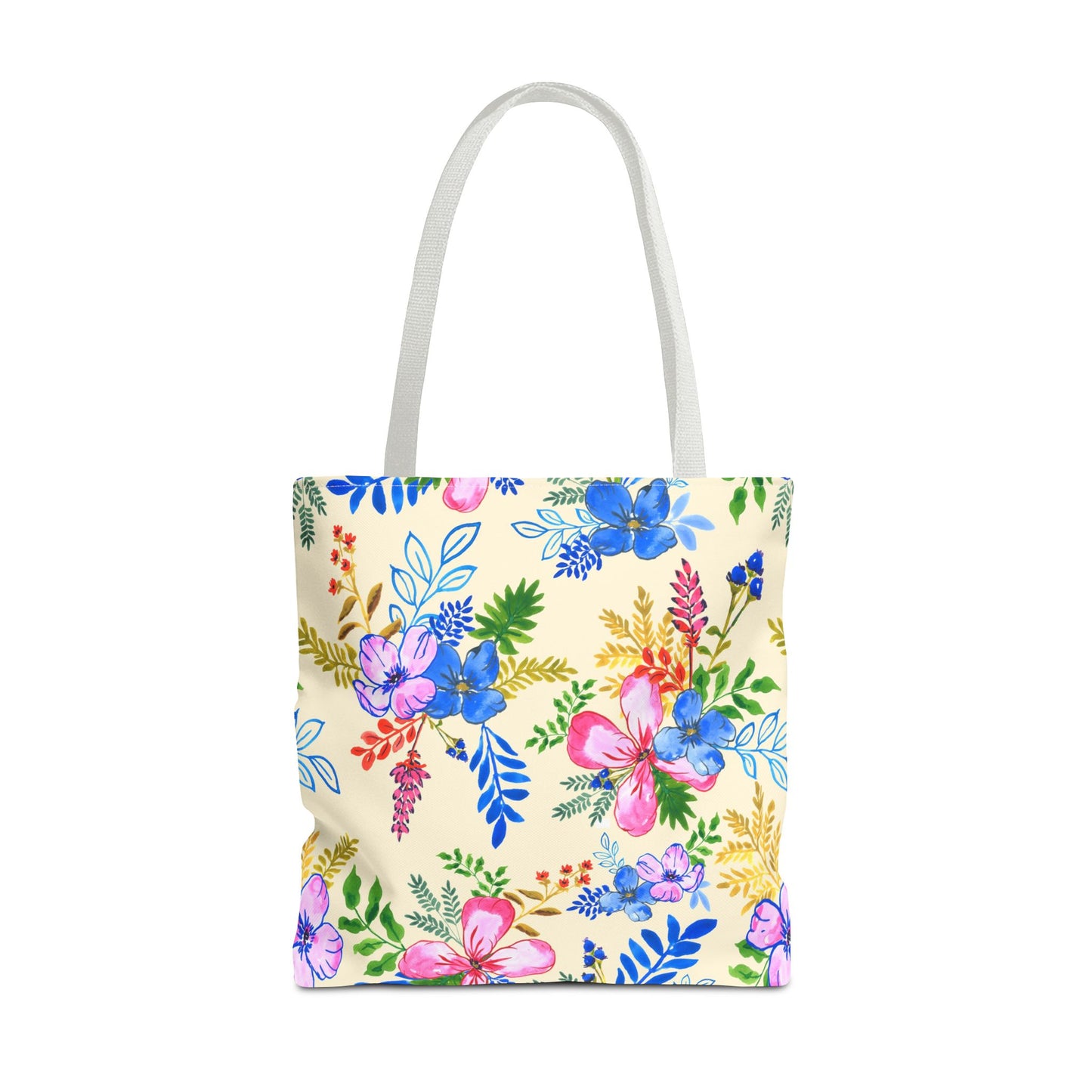 Blooming Harmony in Buttercream Tote Bag