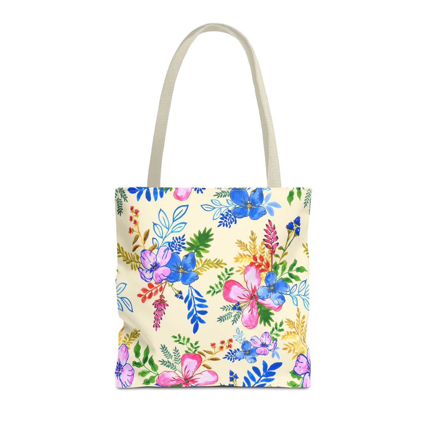 Blooming Harmony in Buttercream Tote Bag