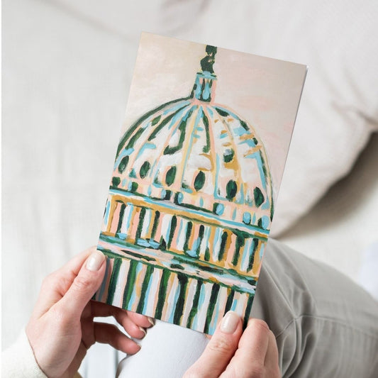 Dome at Sunset Greeting Card