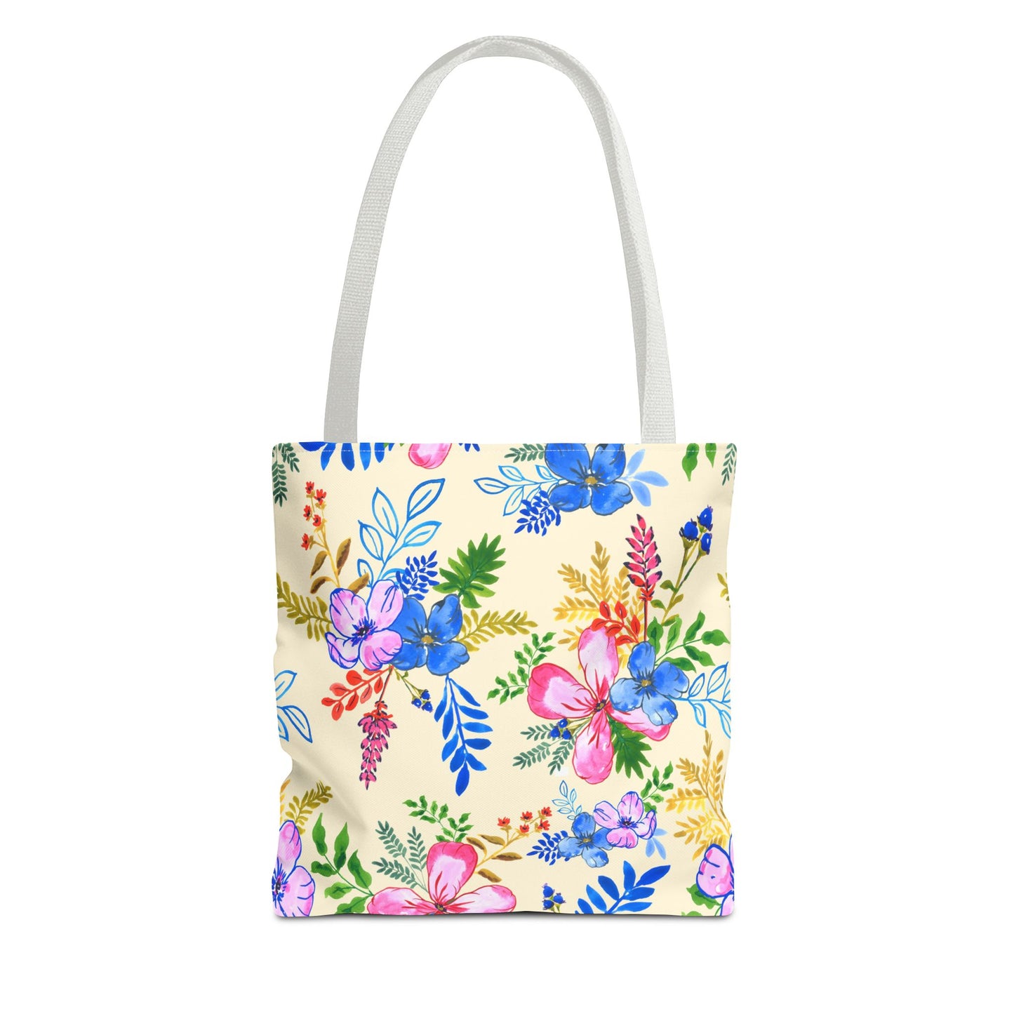 Blooming Harmony in Buttercream Tote Bag