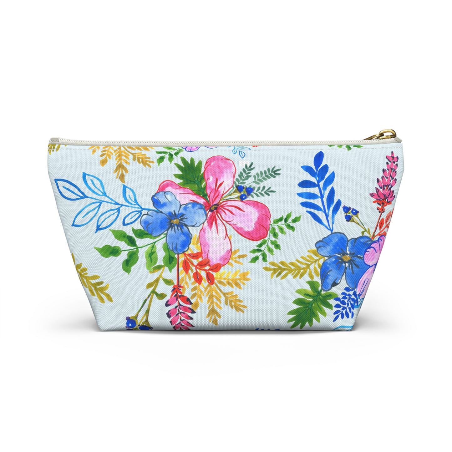 Blooming Harmony in Blue Accessory Bag