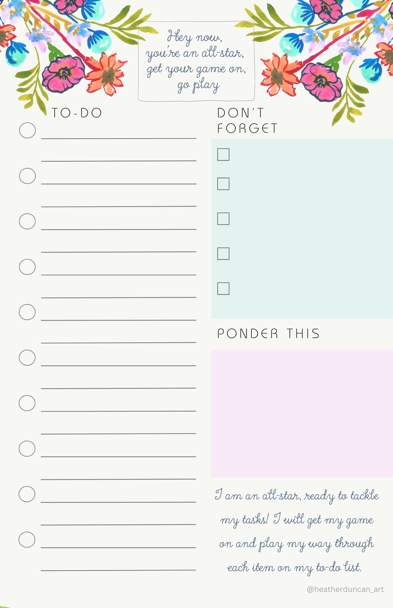 To-Do List Notepad