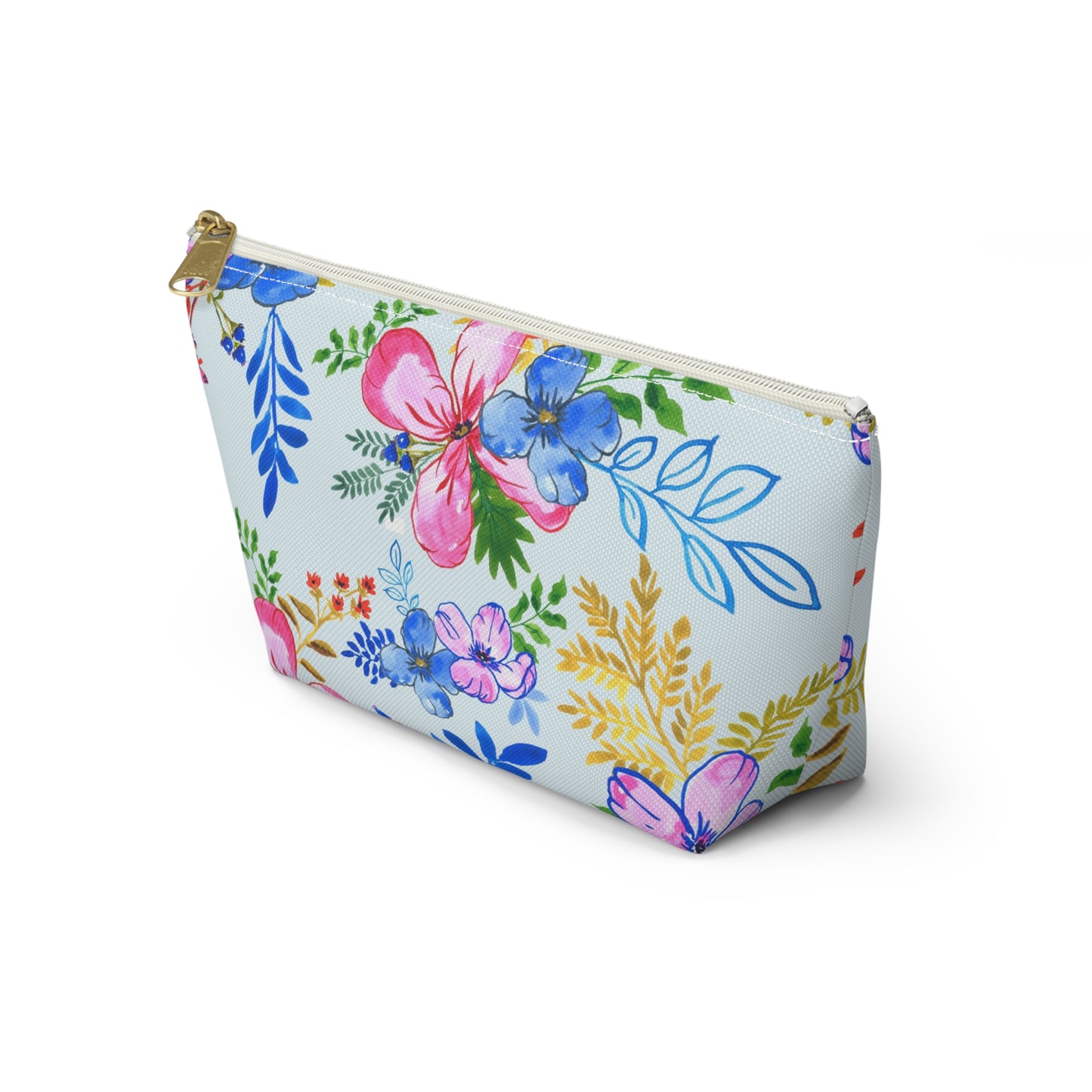 Blooming Harmony in Blue Accessory Bag
