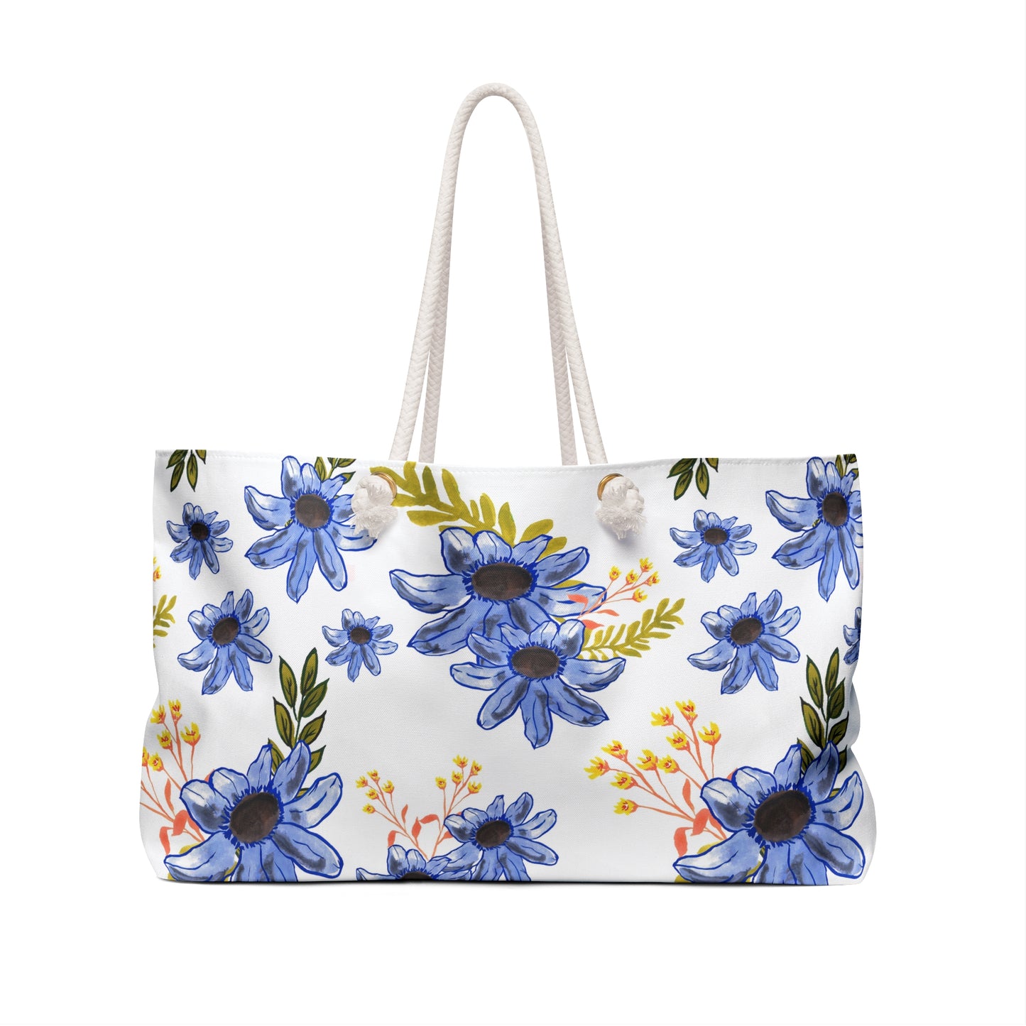 Petal Dance in Blue Weekender Bag