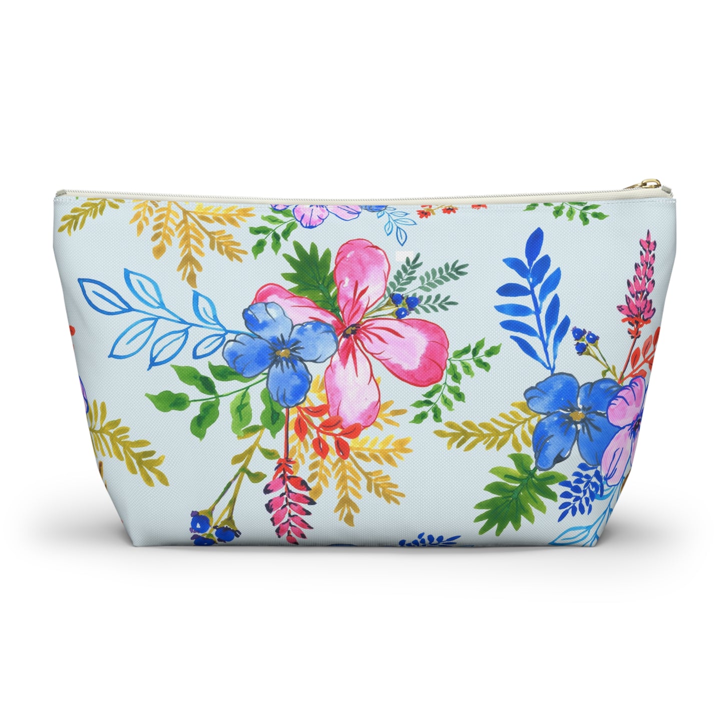 Blooming Harmony in Blue Accessory Bag