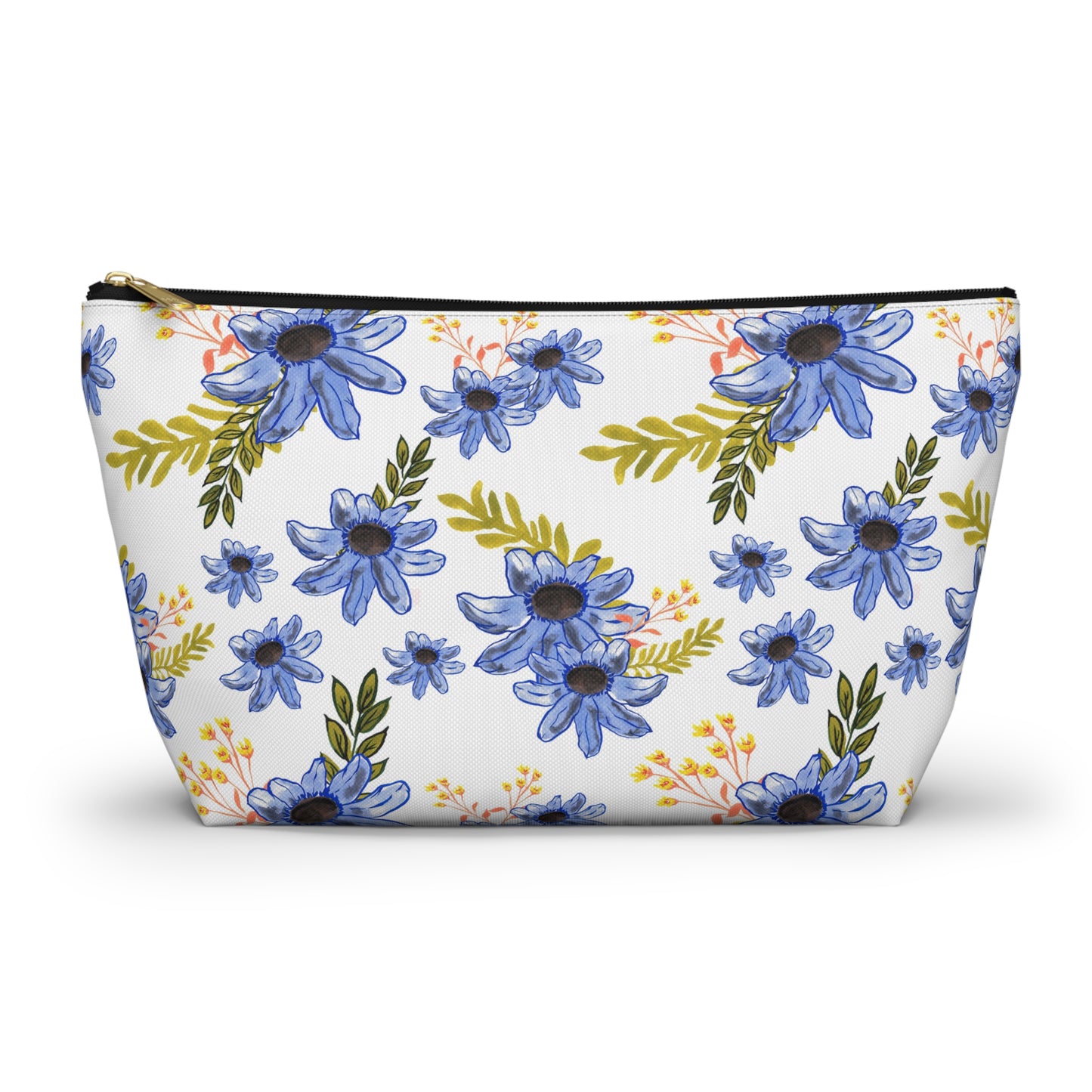 Petal Dance in Blue Accessory Bag (LG)