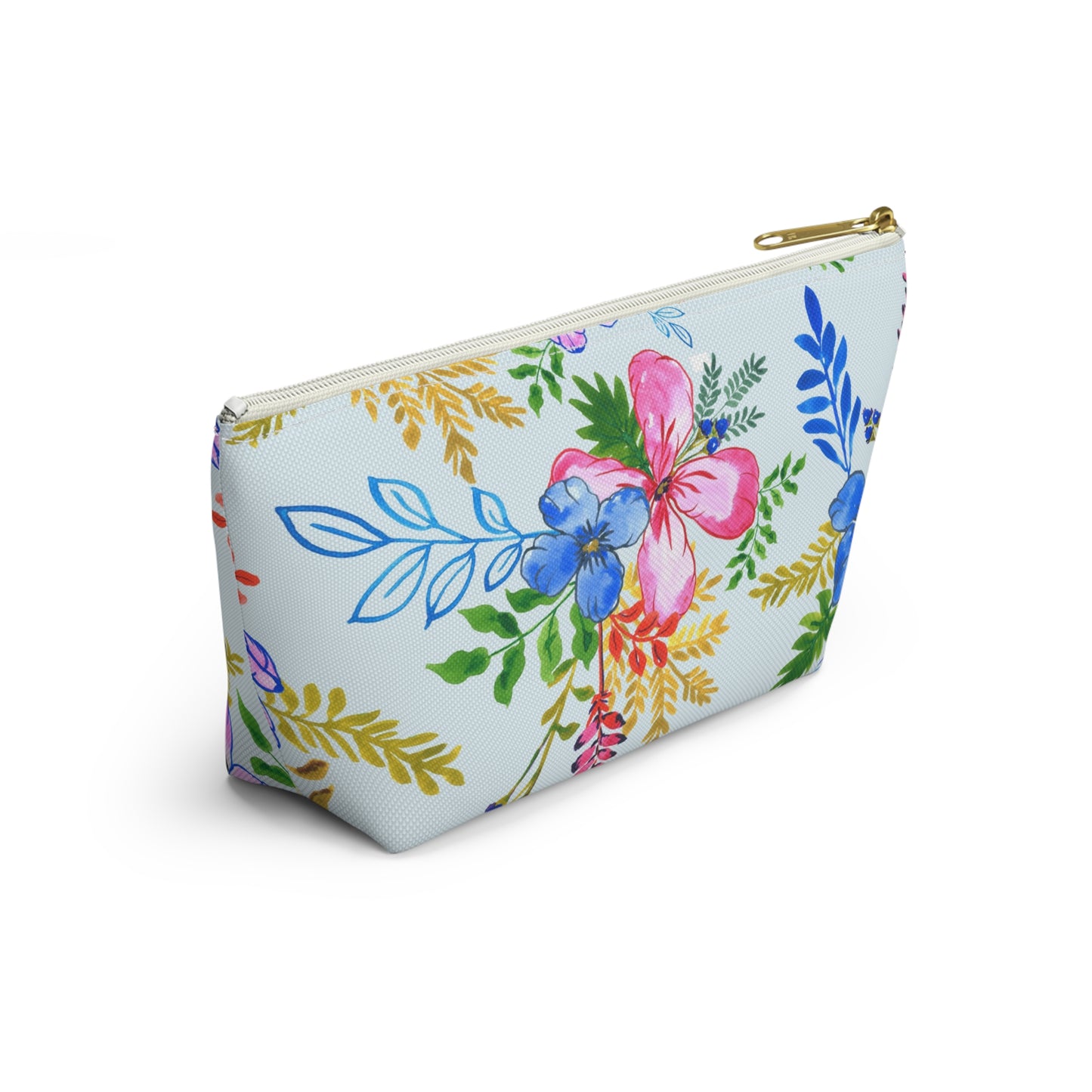 Blooming Harmony in Blue Accessory Bag