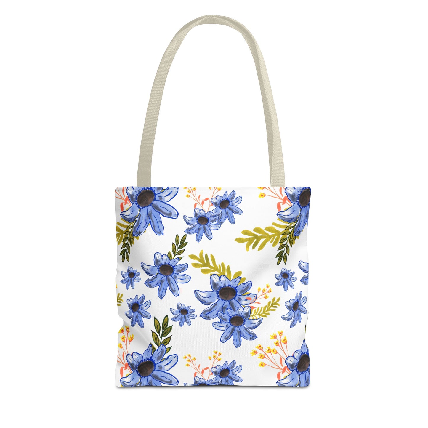 Petal Dance in Blue Tote Bag