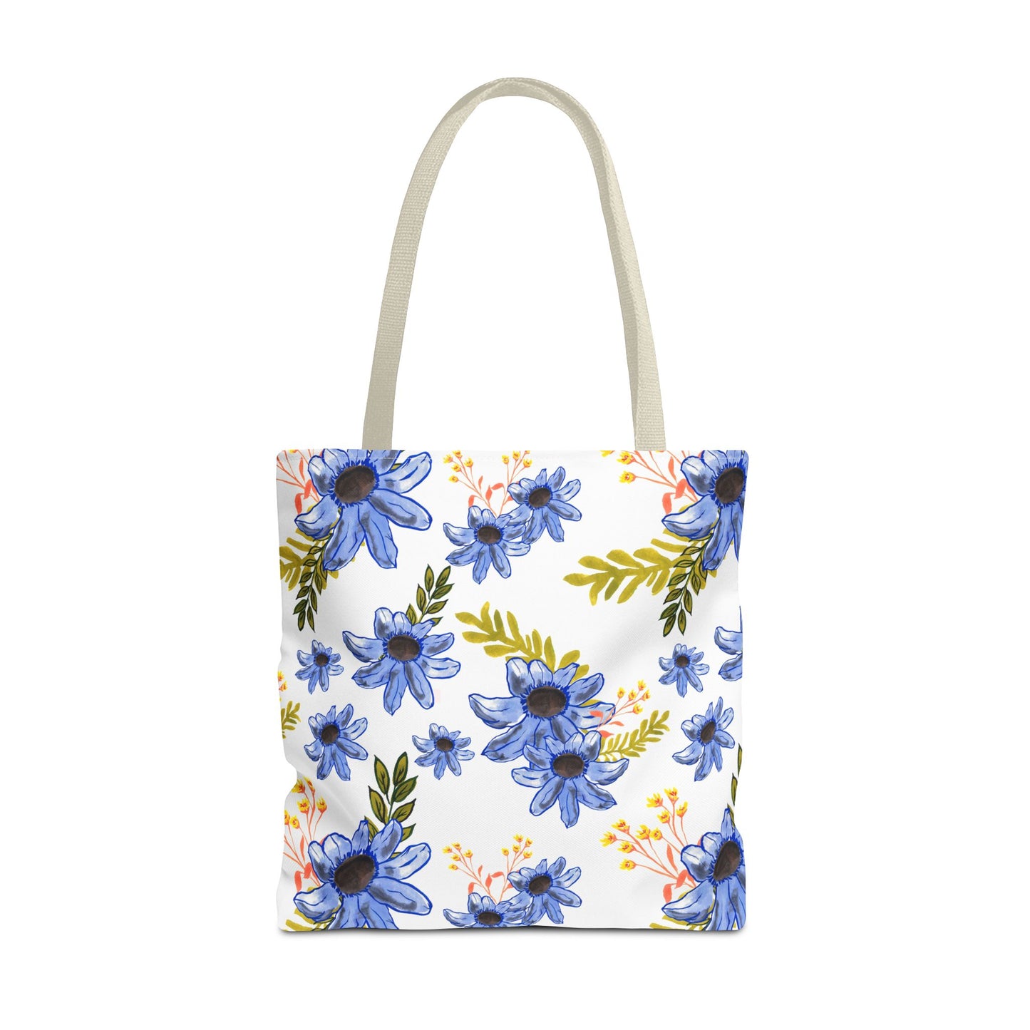 Petal Dance in Blue Tote Bag