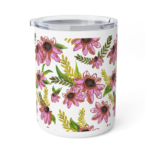 Petal Dance in Rust Insulated Mug