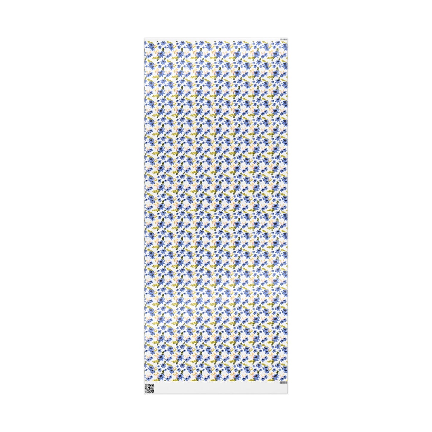 Petal Dance in Blue Wrapping Paper