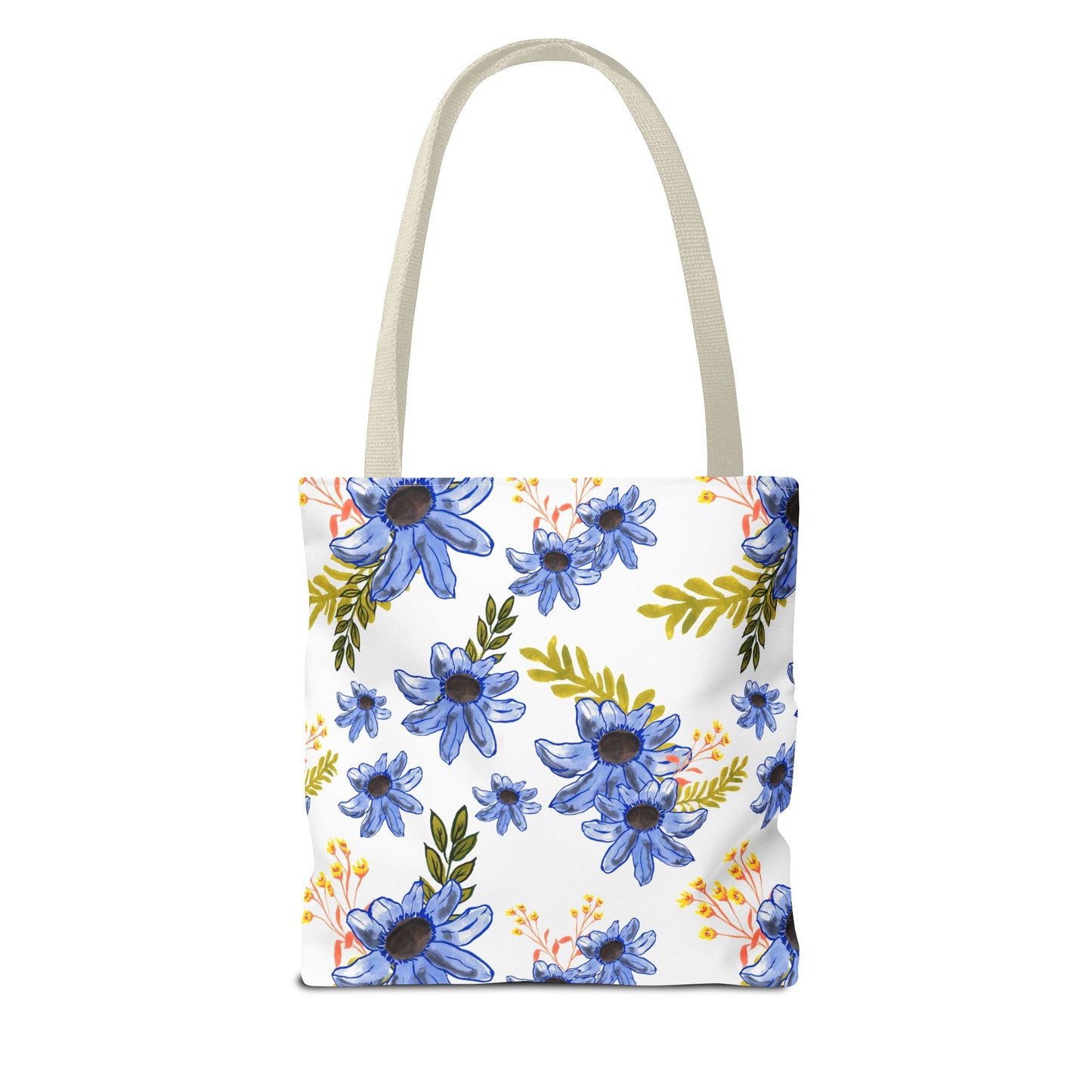 Petal Dance in Blue Tote Bag