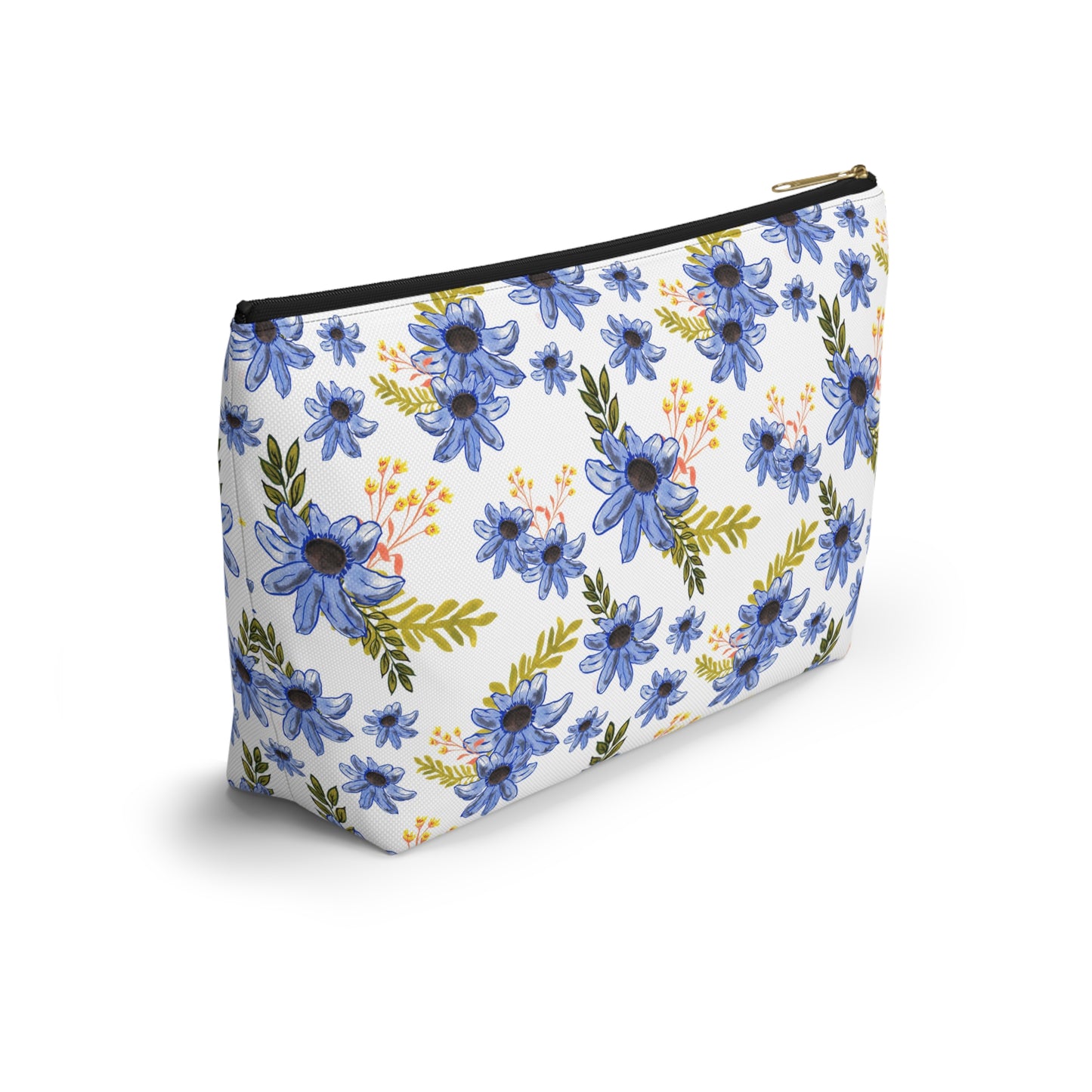 Petal Dance in Blue Accessory Bag (LG)