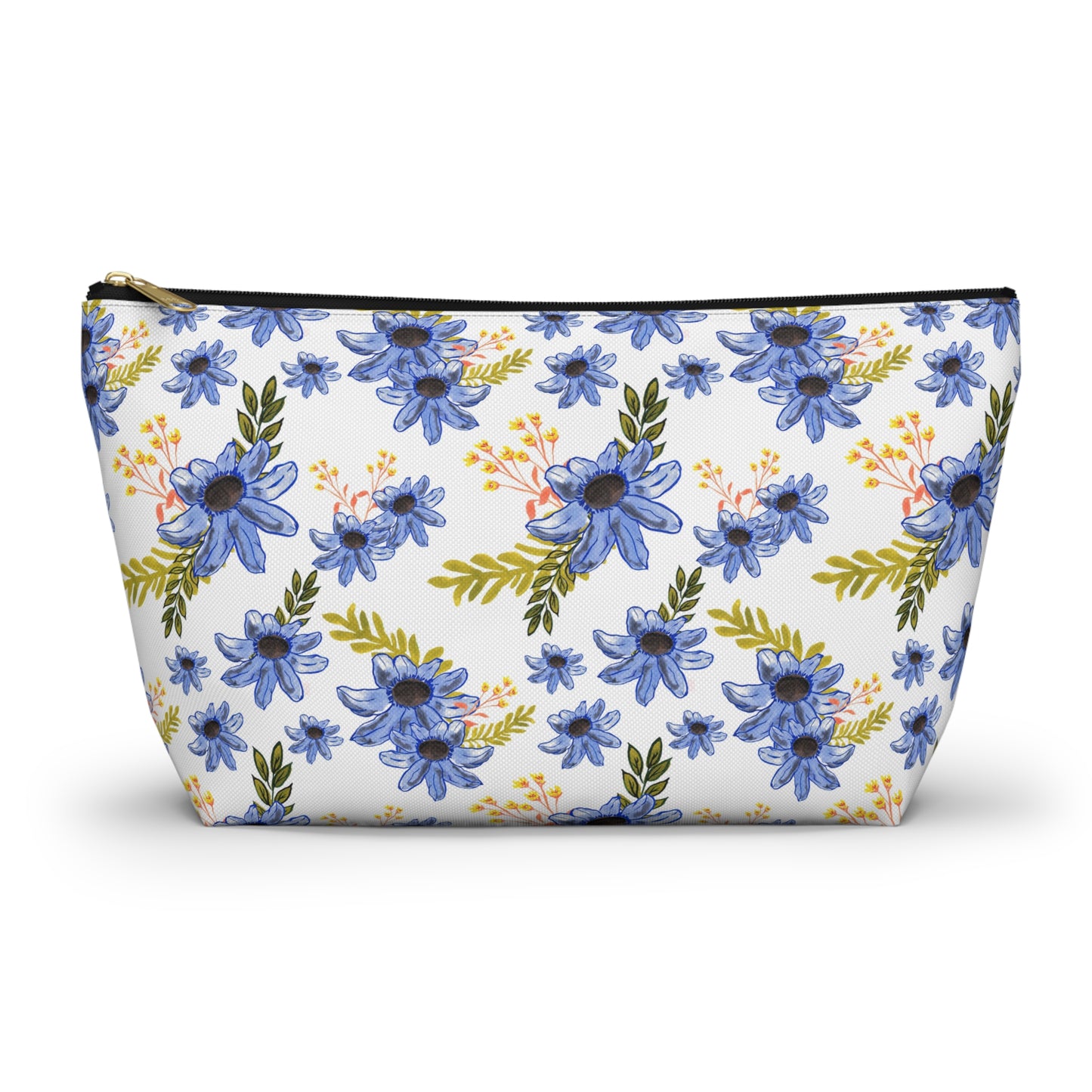 Petal Dance in Blue Accessory Bag (LG)