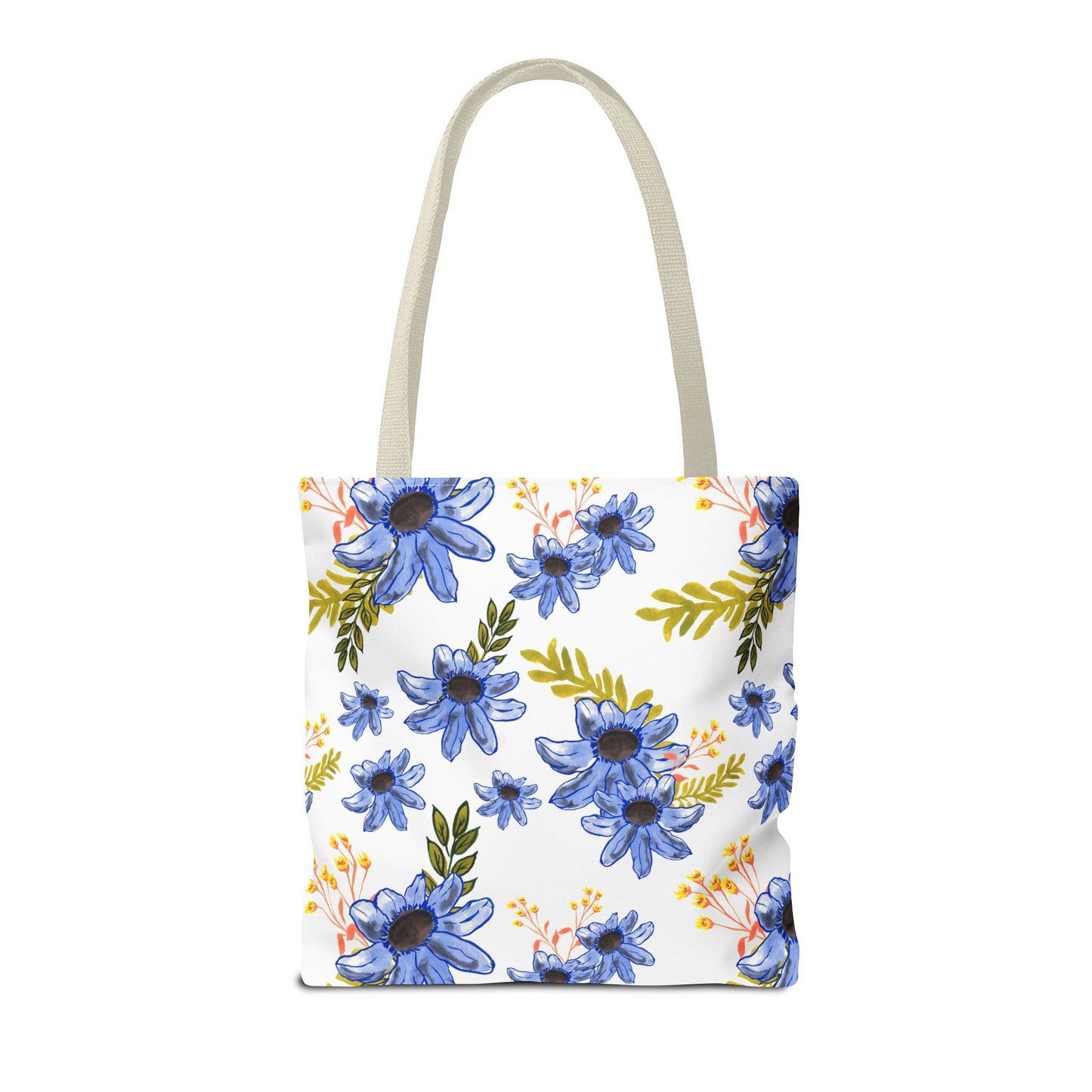 Petal Dance in Blue Tote Bag