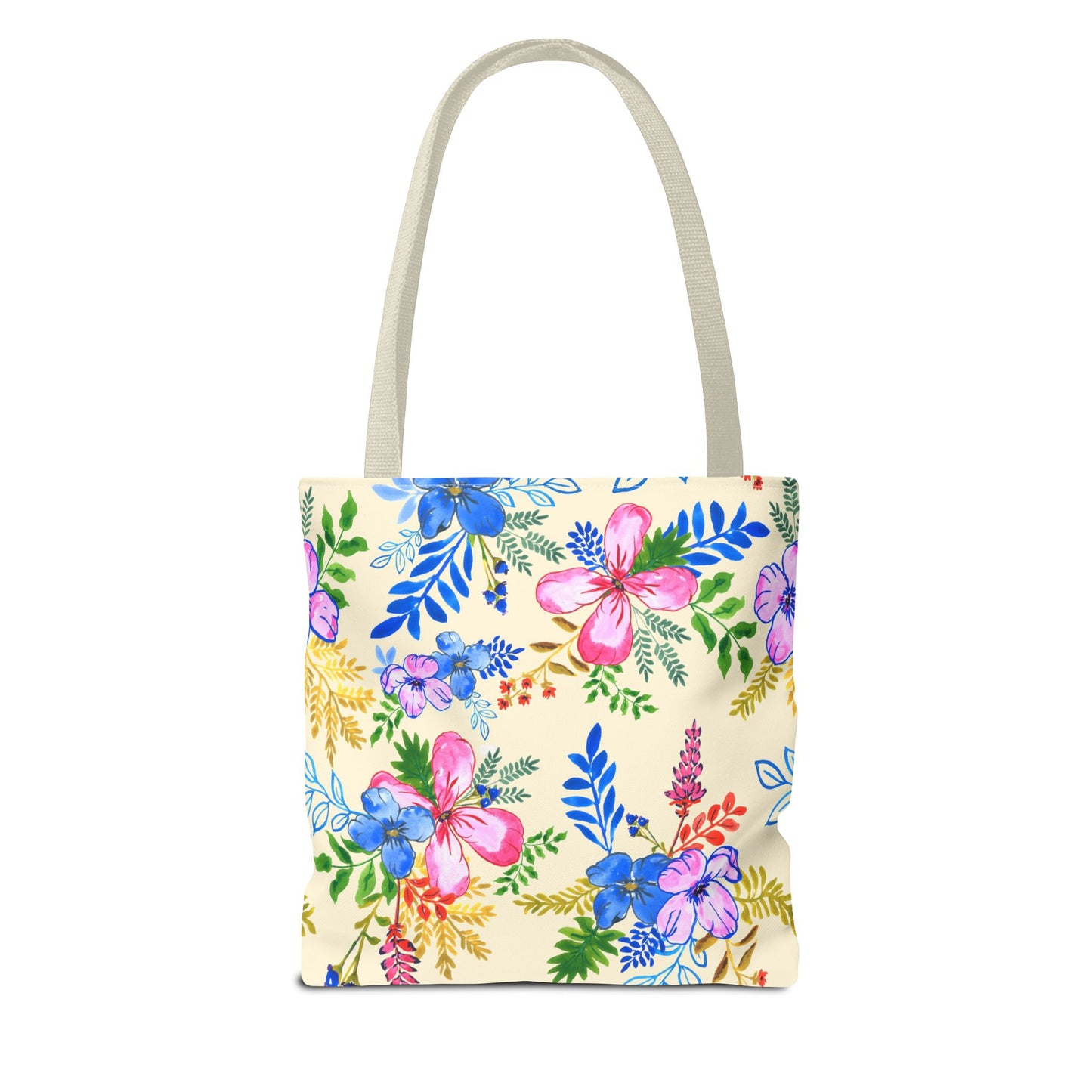 Blooming Harmony in Buttercream Tote Bag