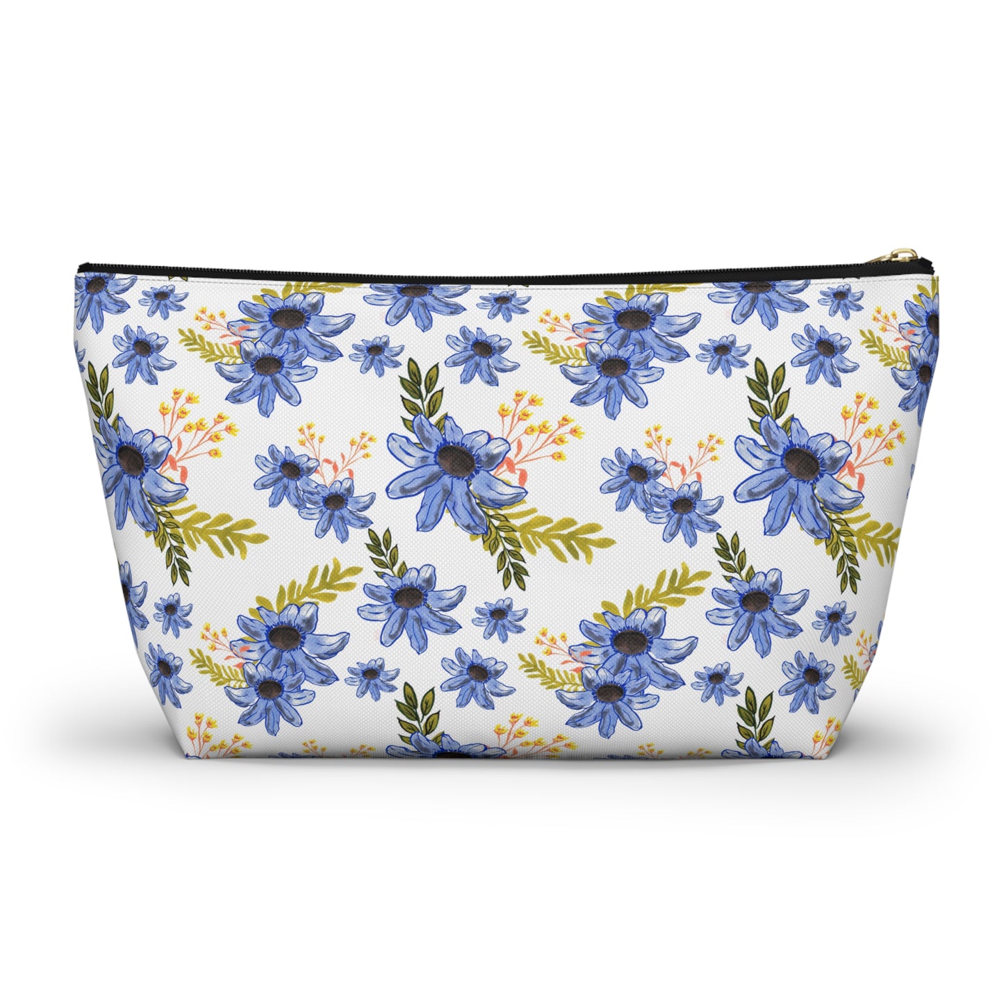 Petal Dance in Blue Accessory Bag (LG)