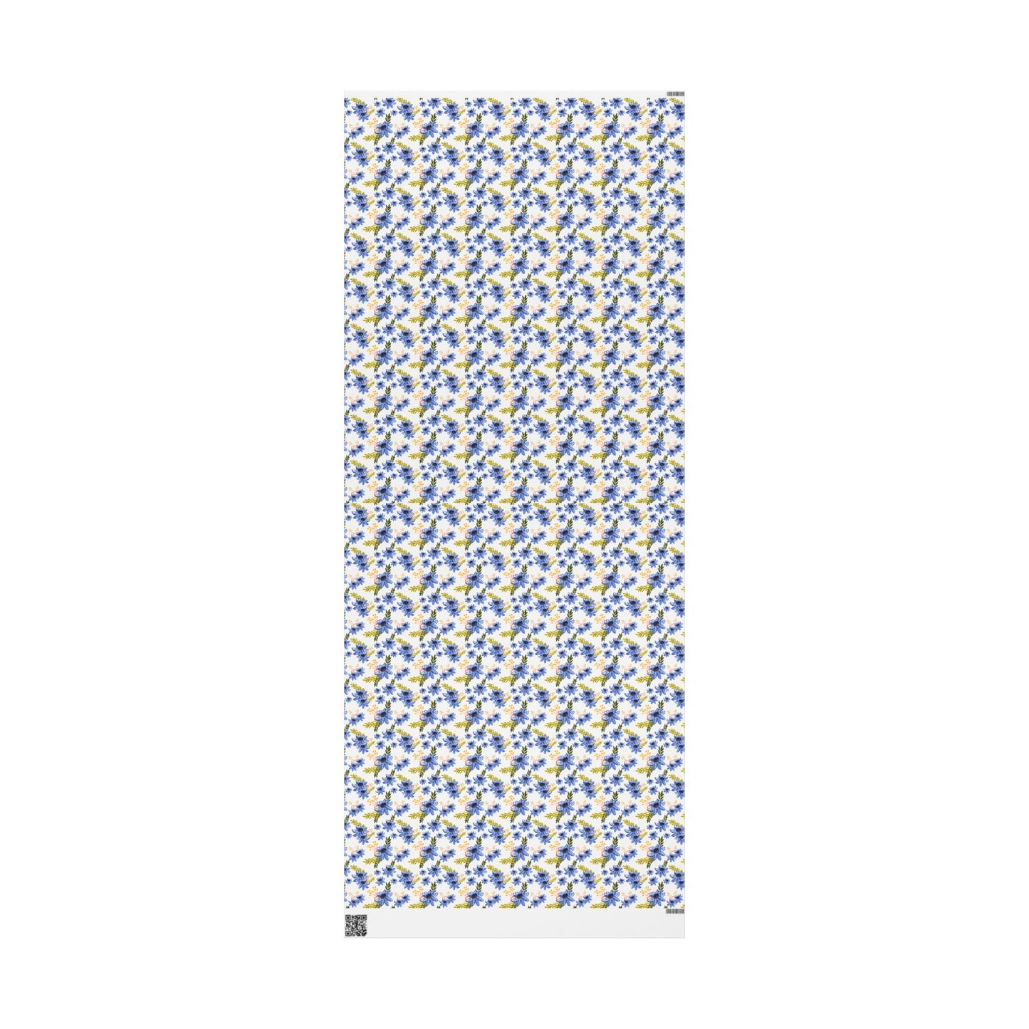 Petal Dance in Blue Wrapping Paper