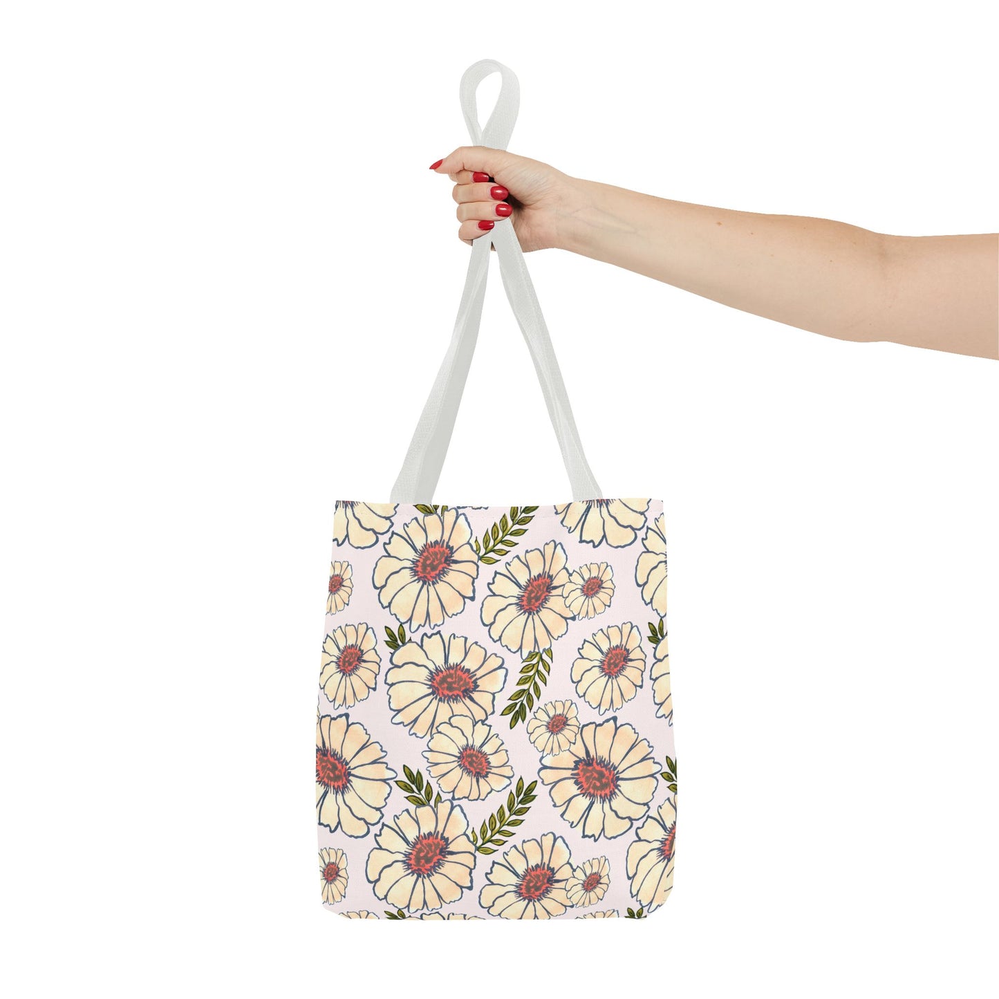 Neutral Blooms Tote Bag