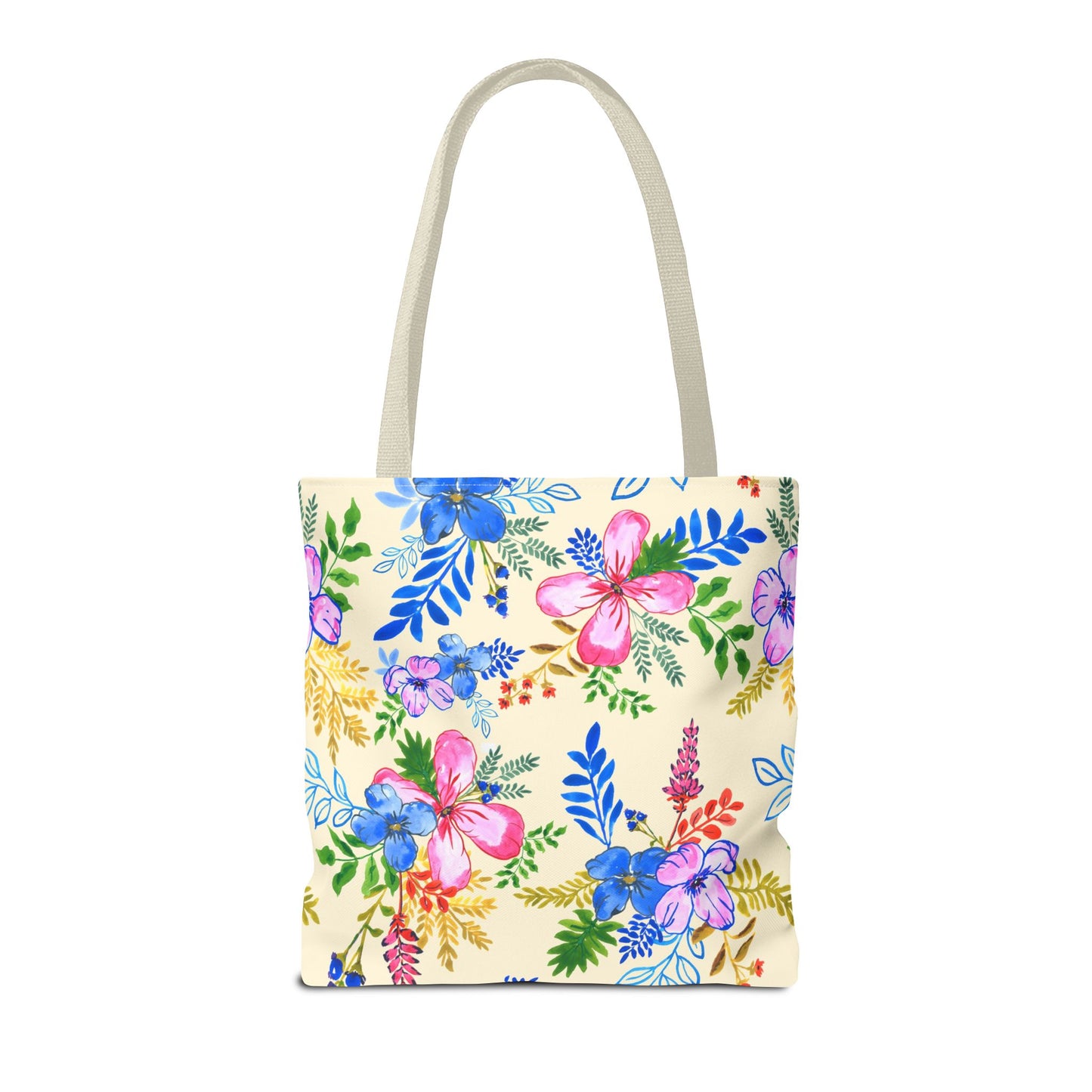 Blooming Harmony in Buttercream Tote Bag