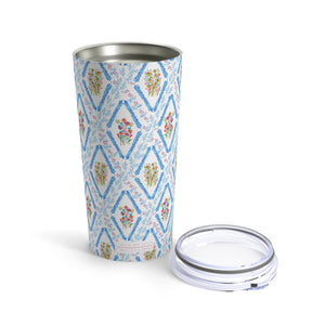 Blooming Harmony Argyle Tumbler