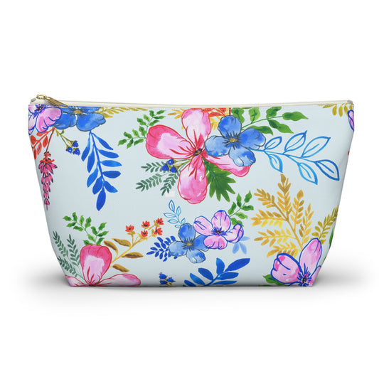 Blooming Harmony in Blue Accessory Bag