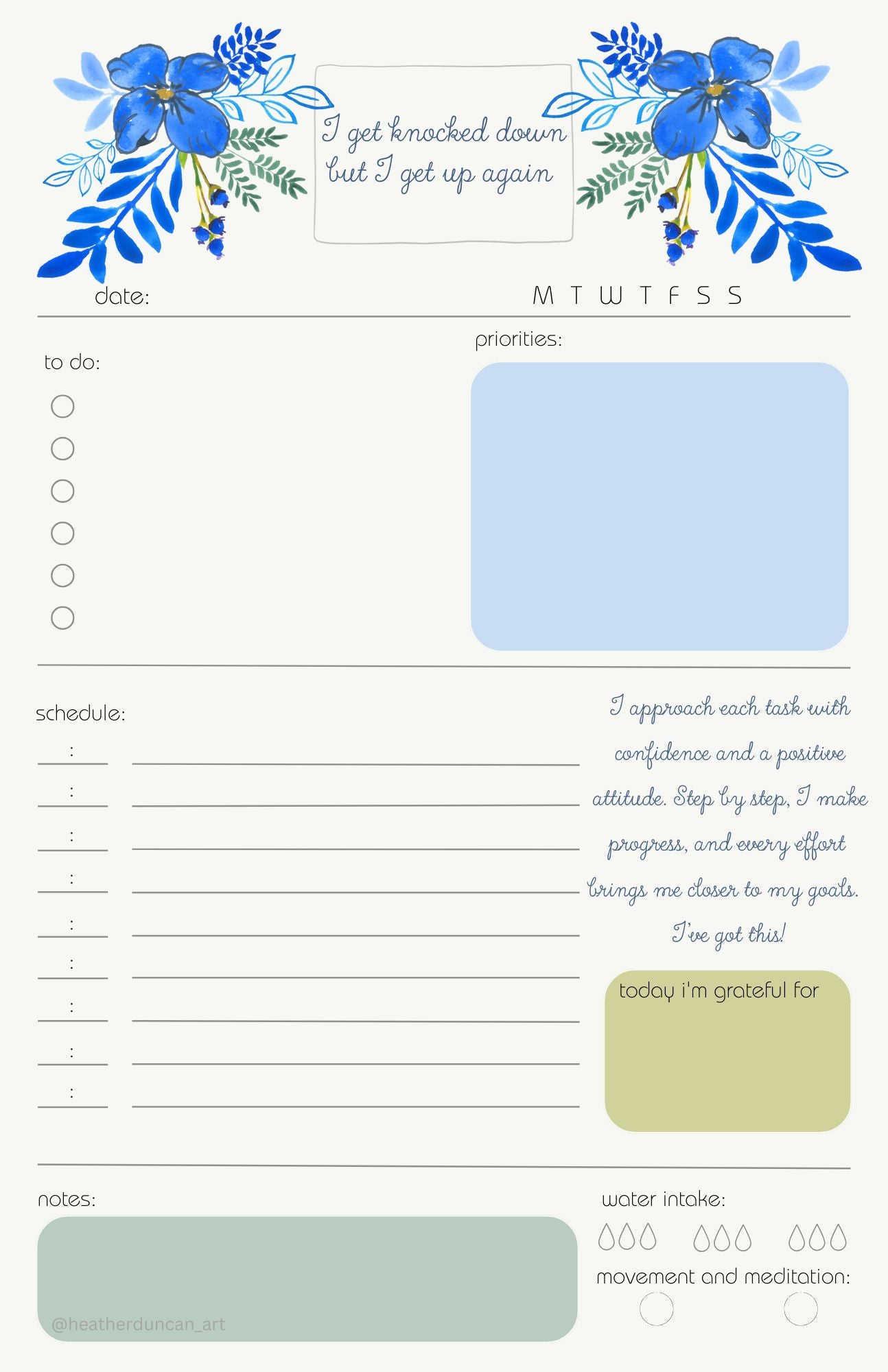 Daily Planner Notepad