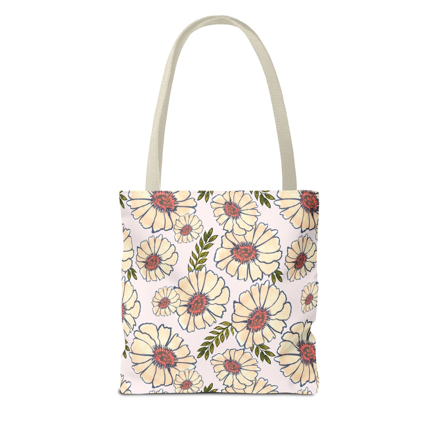 Neutral Blooms Tote Bag