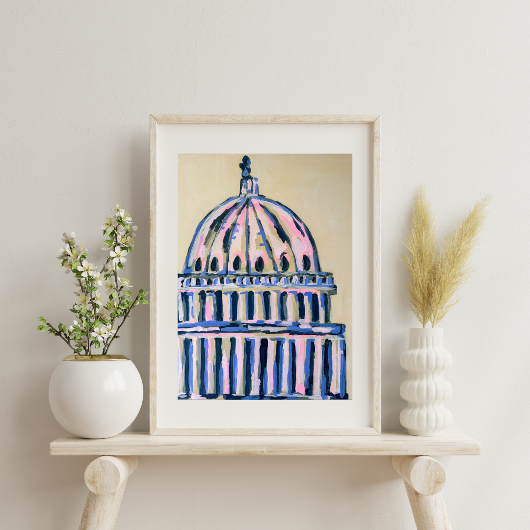 Dome at Sunrise Print