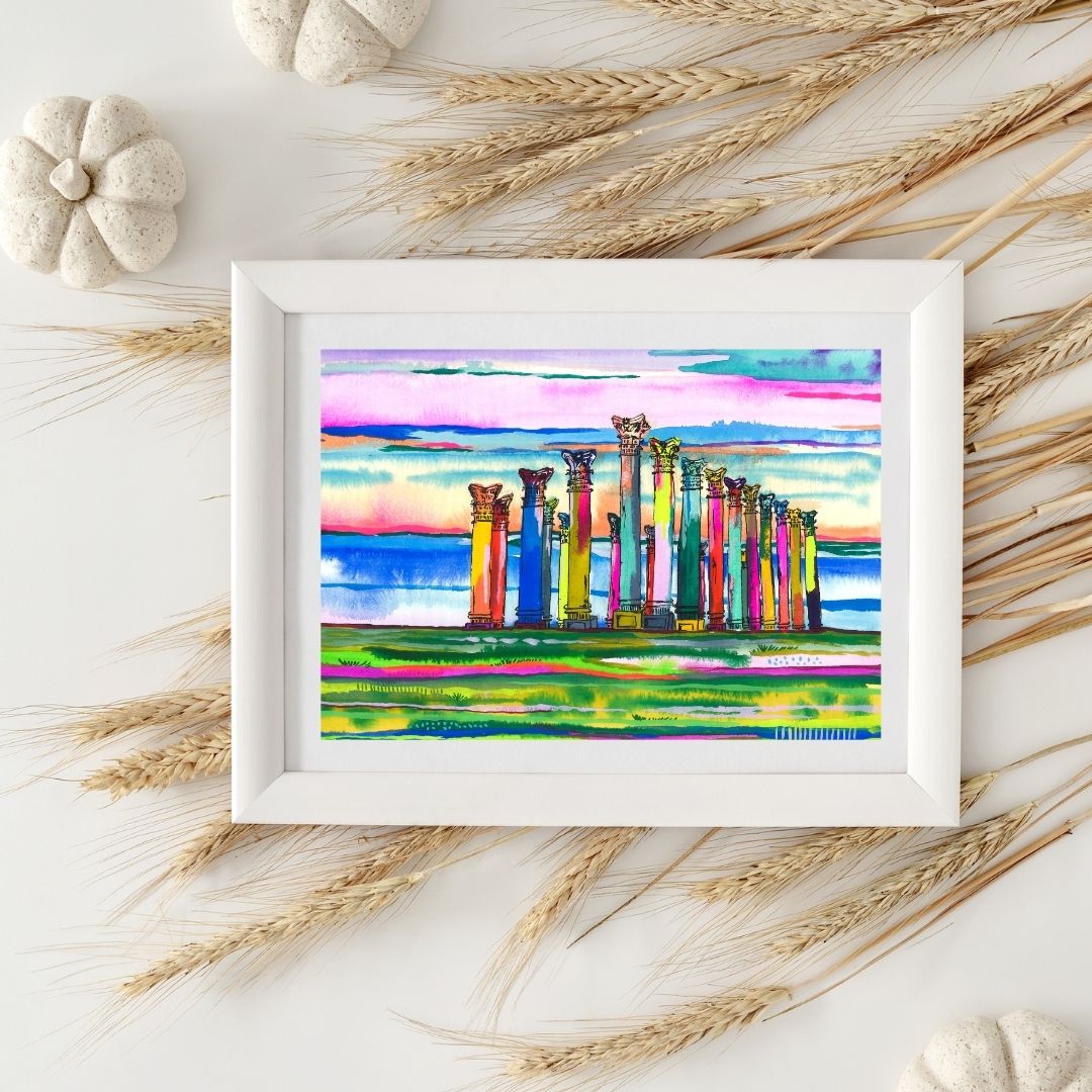 National Arboretum in Colors Print