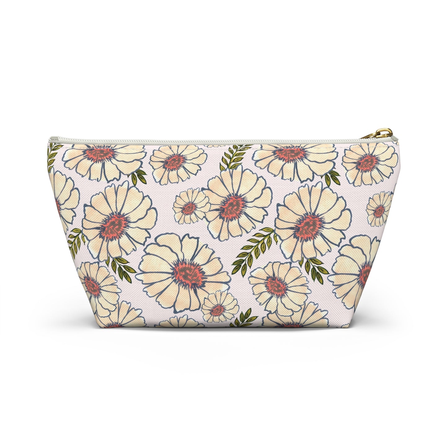 Neutral Blooms Accessory Bag