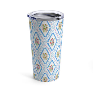 Blooming Harmony Argyle Tumbler