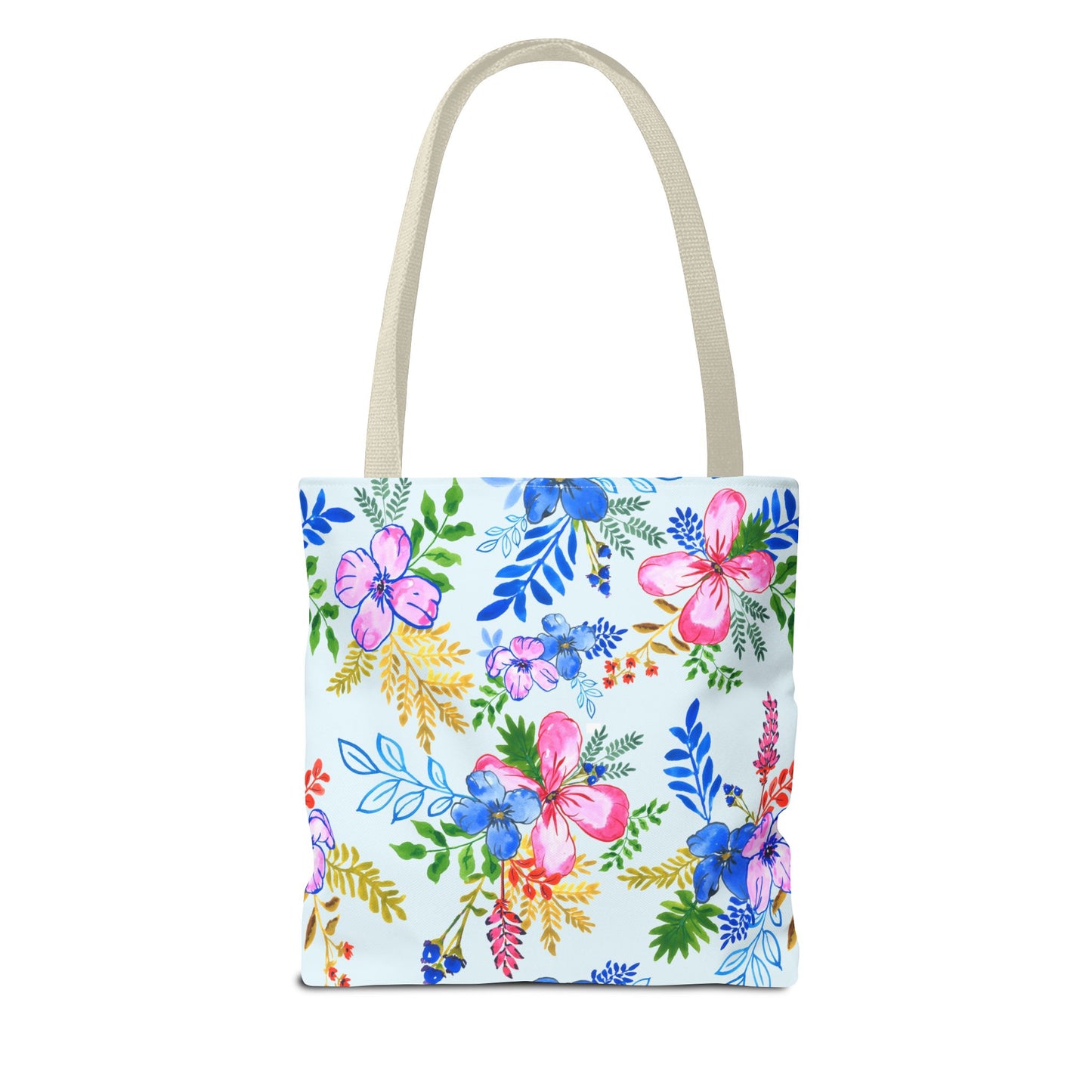 Blooming Harmony in Blue Tote Bag