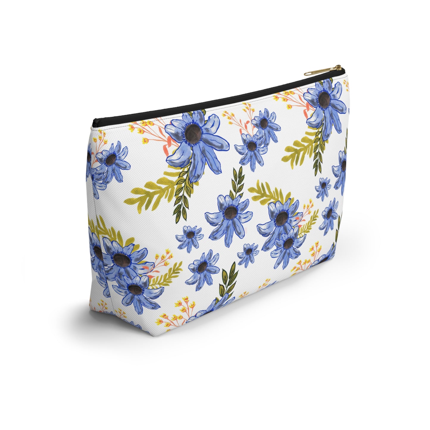 Petal Dance in Blue Accessory Bag (LG)