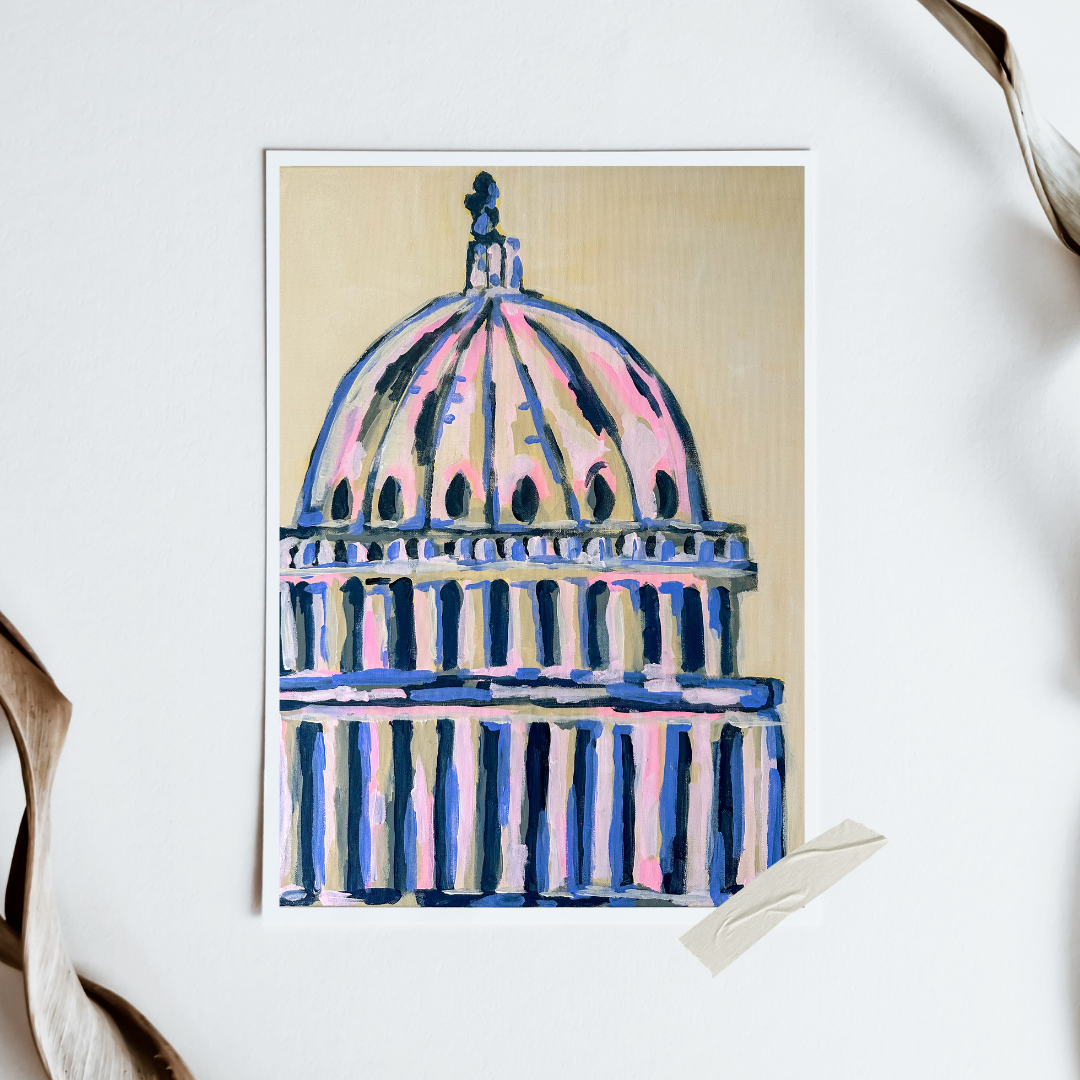 Dome at Sunrise Print