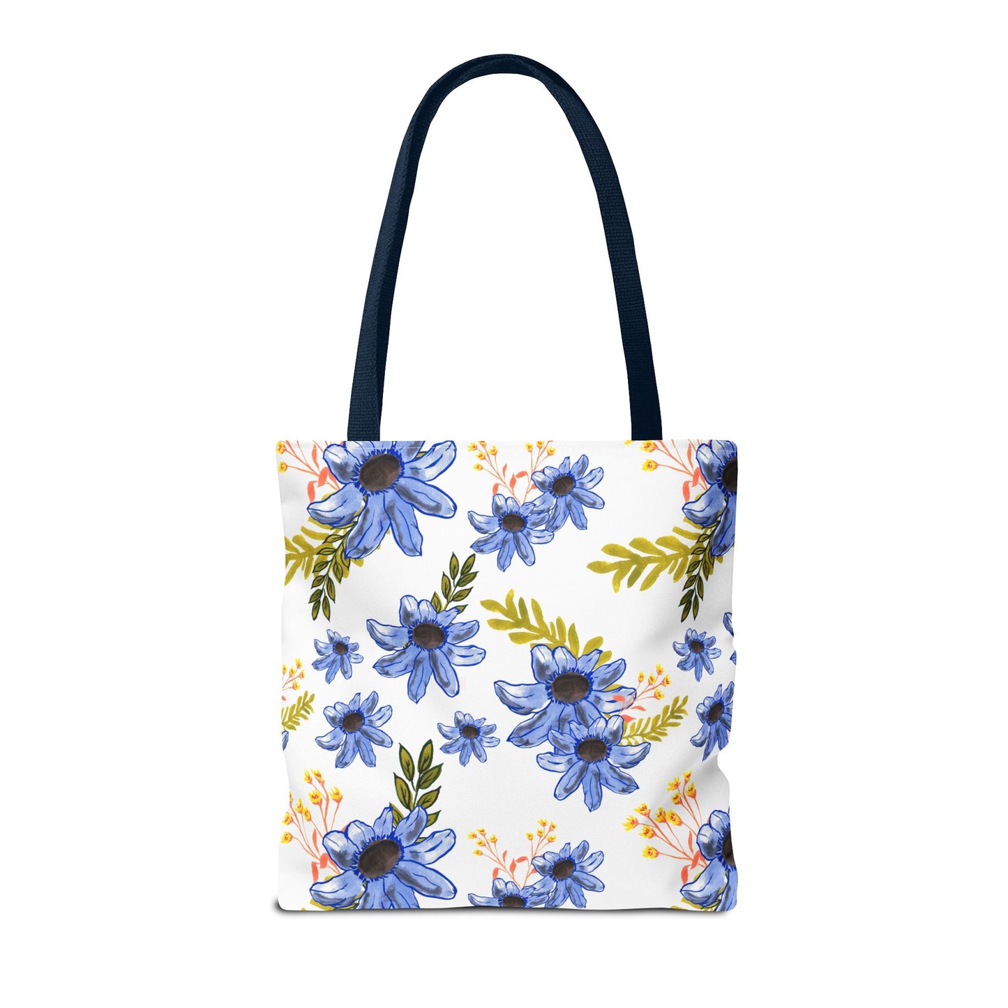 Petal Dance in Blue Tote Bag