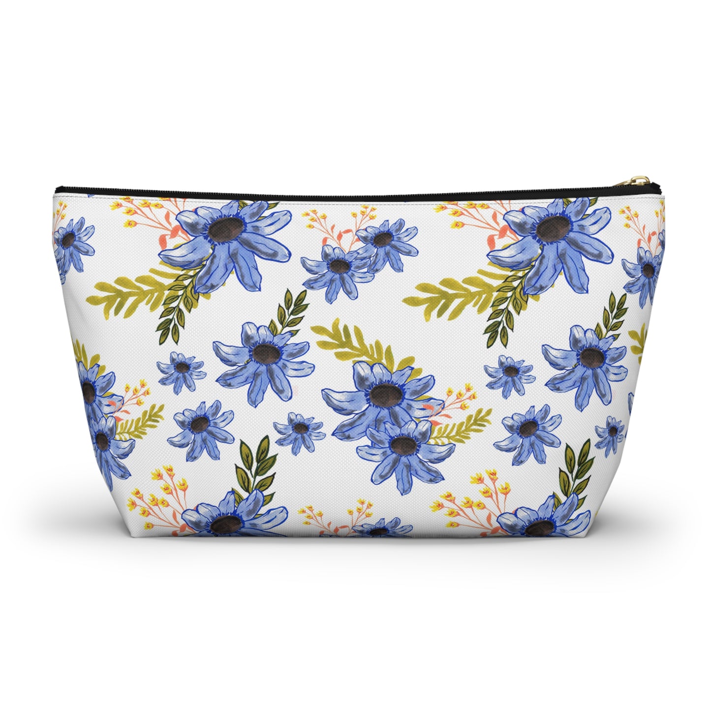 Petal Dance in Blue Accessory Bag (LG)