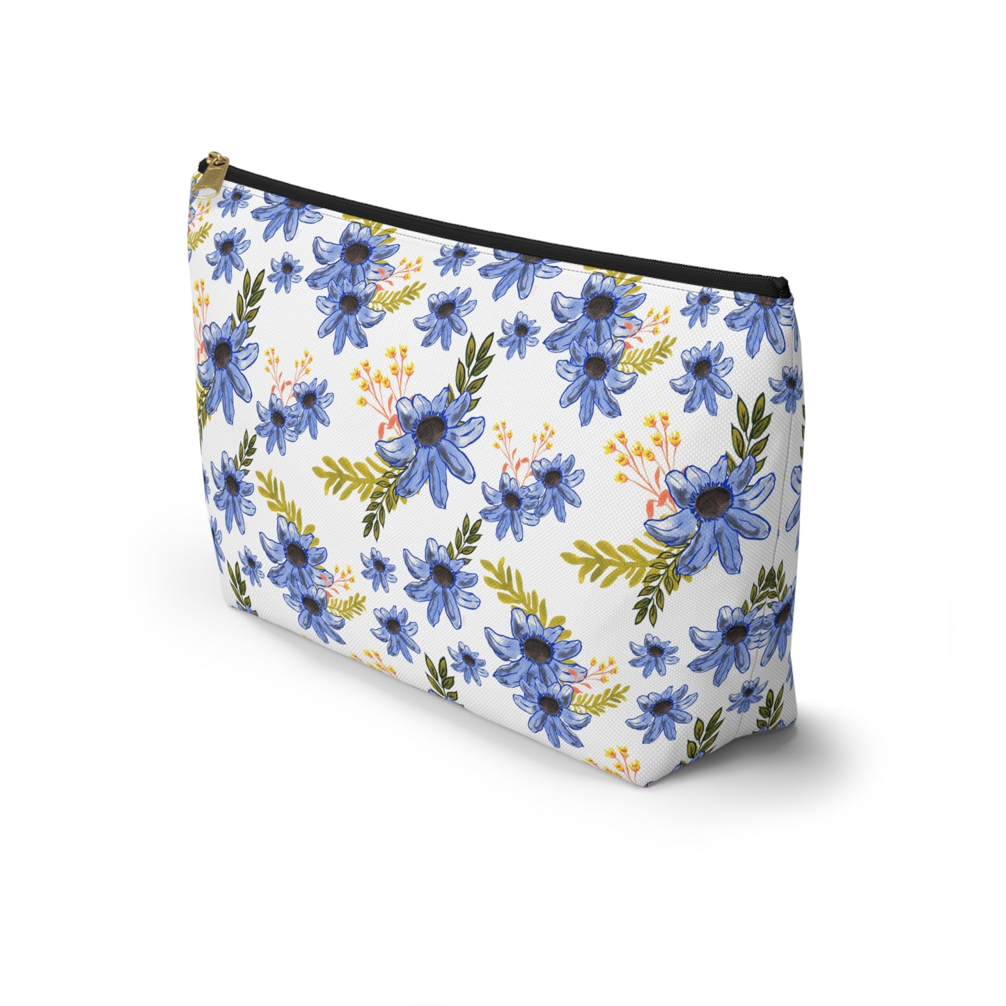 Petal Dance in Blue Accessory Bag (LG)