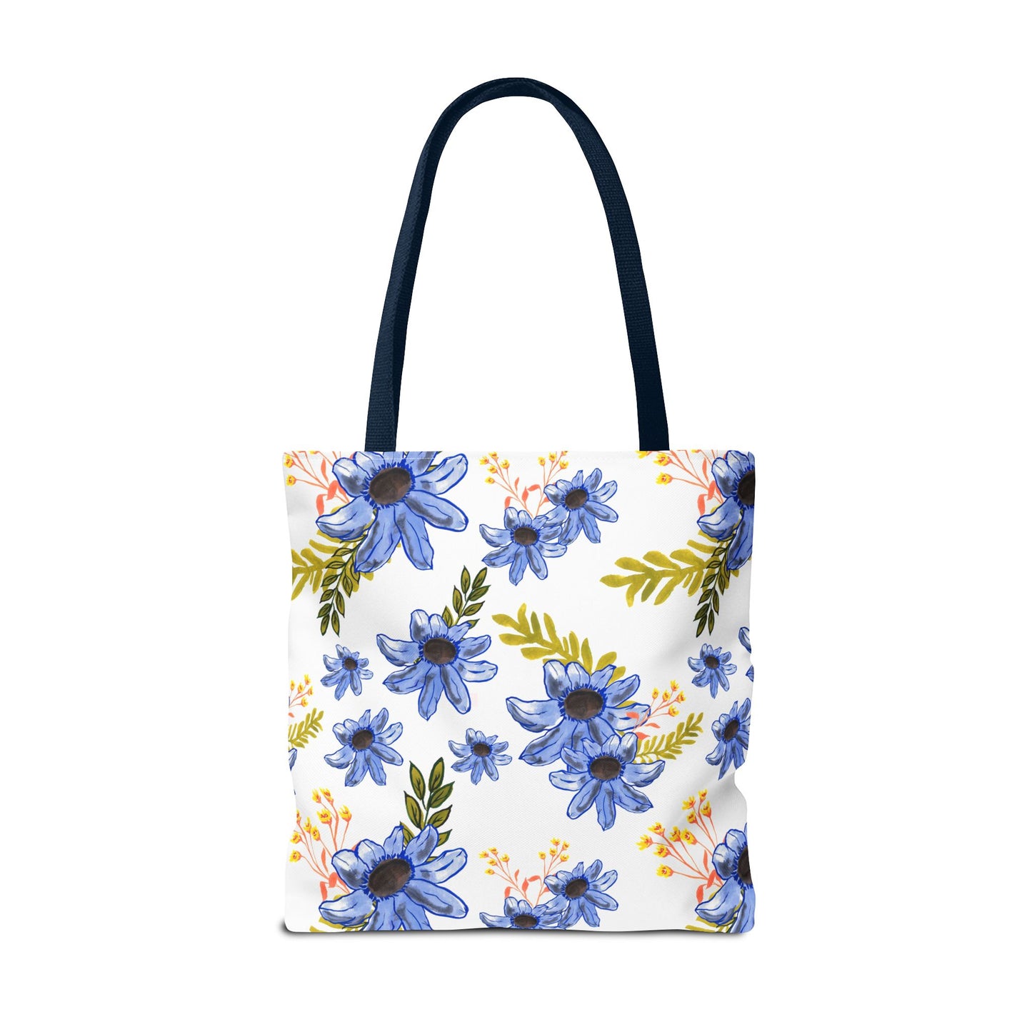 Petal Dance in Blue Tote Bag