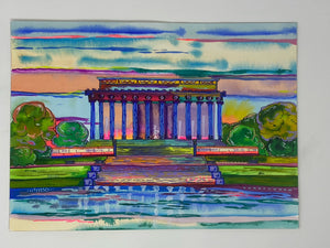 "Lincoln Memorial in Colors"